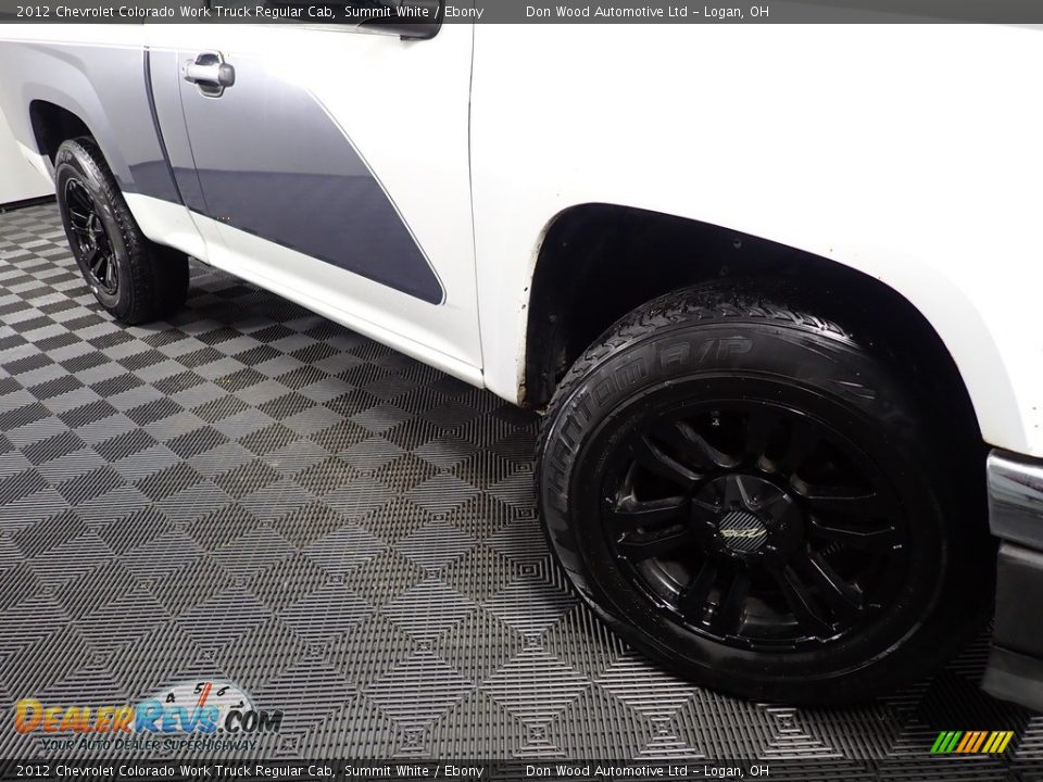 2012 Chevrolet Colorado Work Truck Regular Cab Summit White / Ebony Photo #3