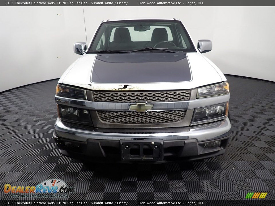 2012 Chevrolet Colorado Work Truck Regular Cab Summit White / Ebony Photo #4