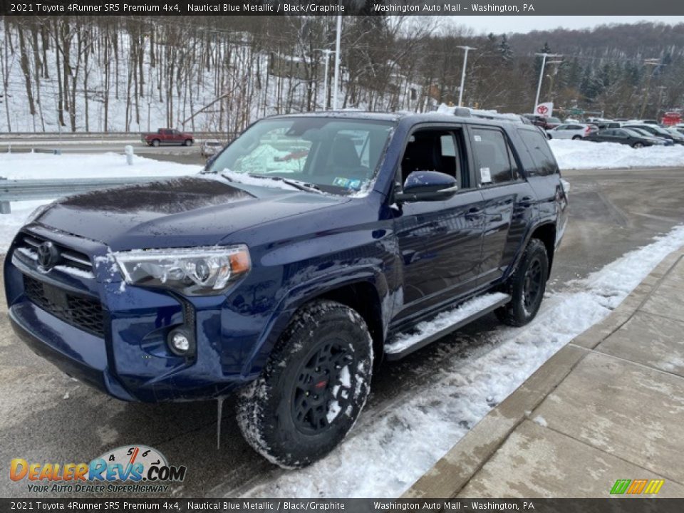 2021 Toyota 4Runner SR5 Premium 4x4 Nautical Blue Metallic / Black/Graphite Photo #13