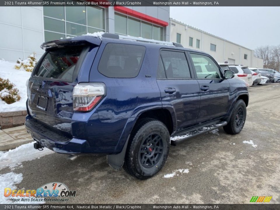 2021 Toyota 4Runner SR5 Premium 4x4 Nautical Blue Metallic / Black/Graphite Photo #14