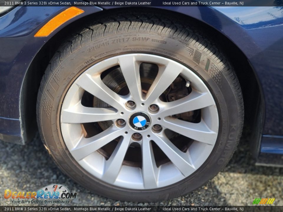 2011 BMW 3 Series 328i xDrive Sedan Montego Blue Metallic / Beige Dakota Leather Photo #30