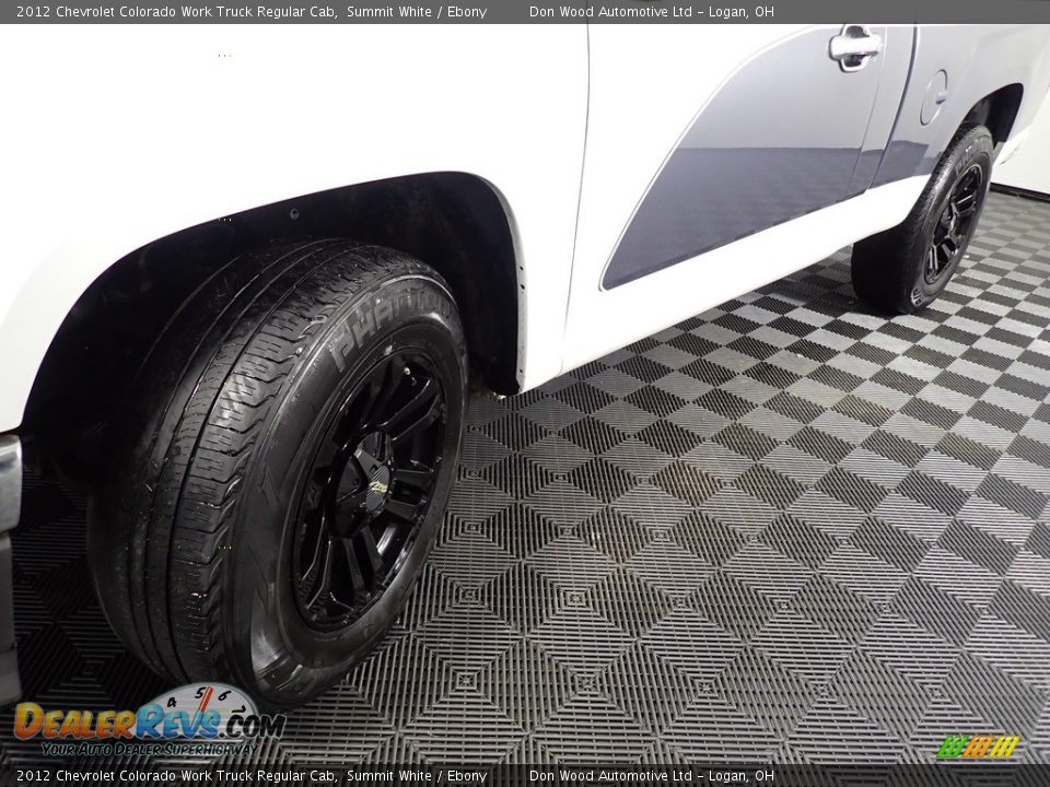 2012 Chevrolet Colorado Work Truck Regular Cab Summit White / Ebony Photo #8