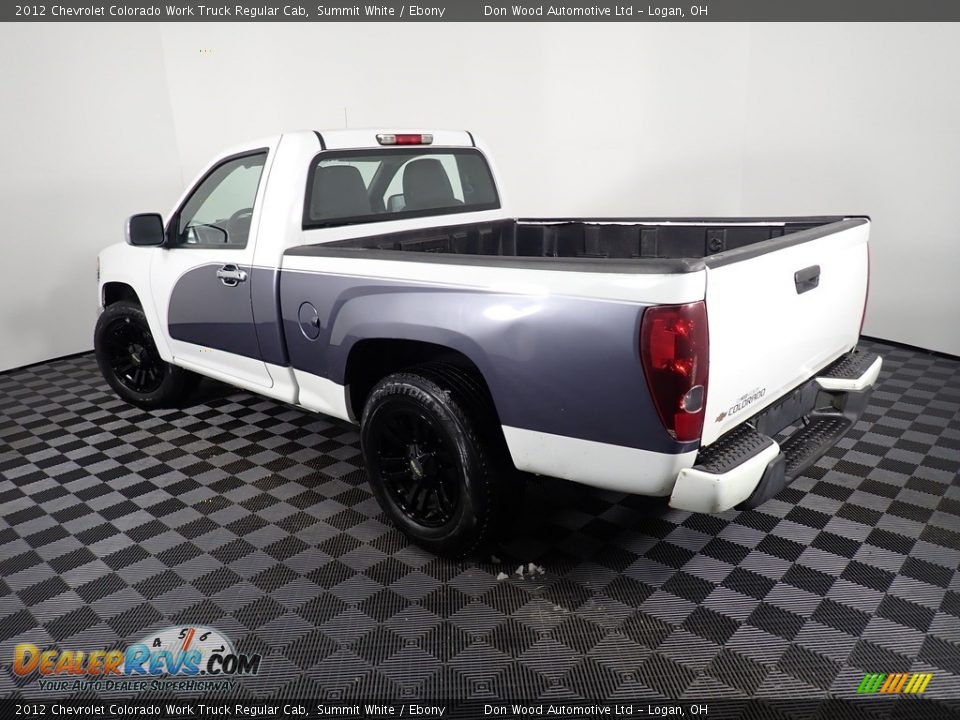 2012 Chevrolet Colorado Work Truck Regular Cab Summit White / Ebony Photo #9