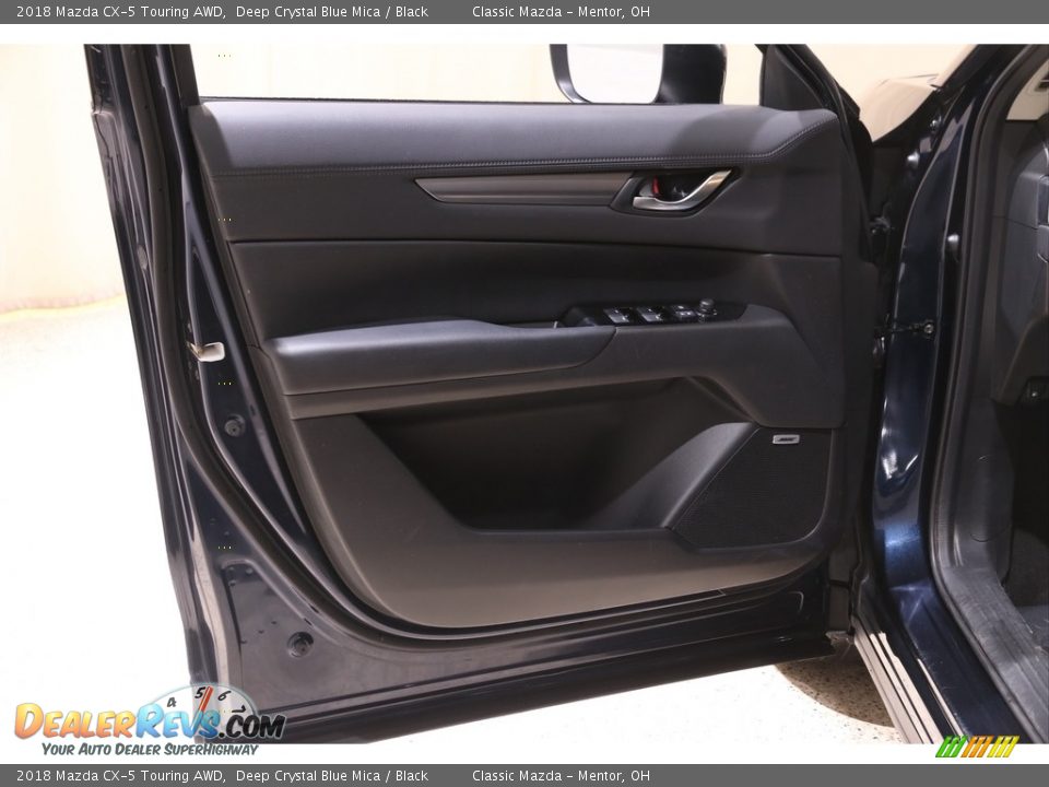 2018 Mazda CX-5 Touring AWD Deep Crystal Blue Mica / Black Photo #4