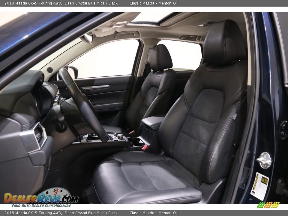 2018 Mazda CX-5 Touring AWD Deep Crystal Blue Mica / Black Photo #5