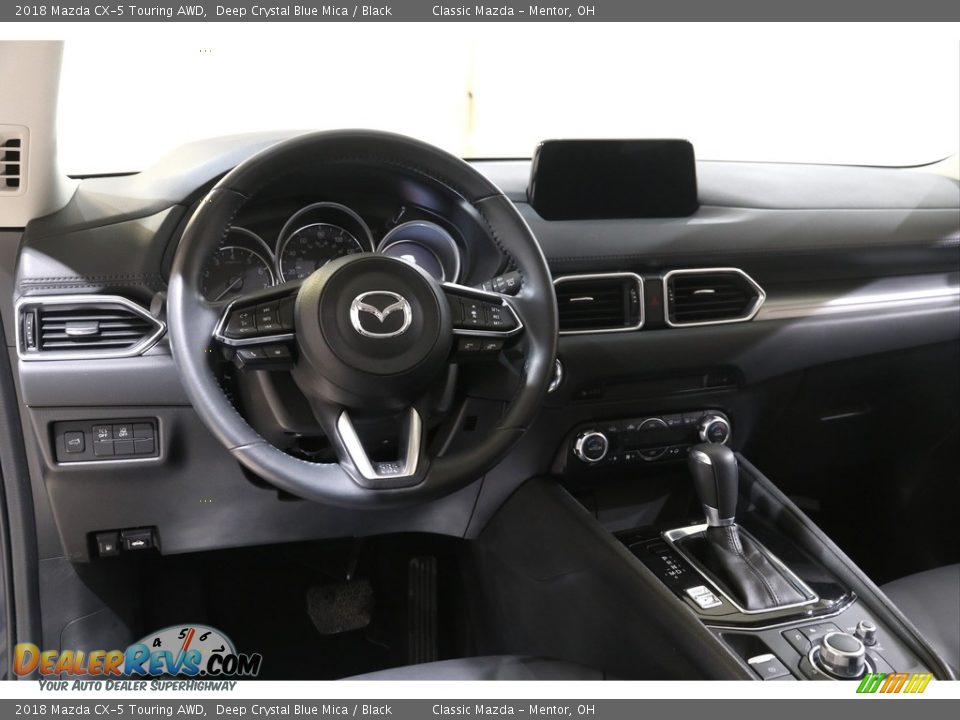 2018 Mazda CX-5 Touring AWD Deep Crystal Blue Mica / Black Photo #6