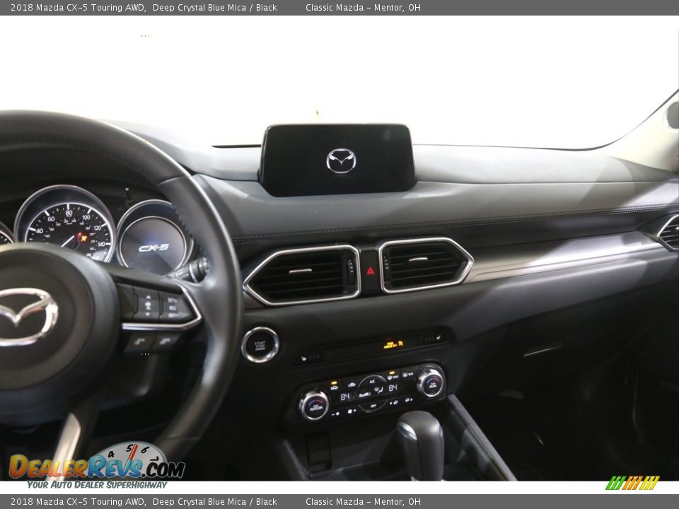 2018 Mazda CX-5 Touring AWD Deep Crystal Blue Mica / Black Photo #9