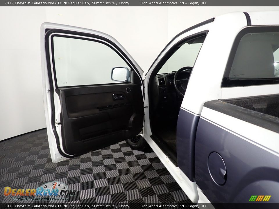 2012 Chevrolet Colorado Work Truck Regular Cab Summit White / Ebony Photo #15