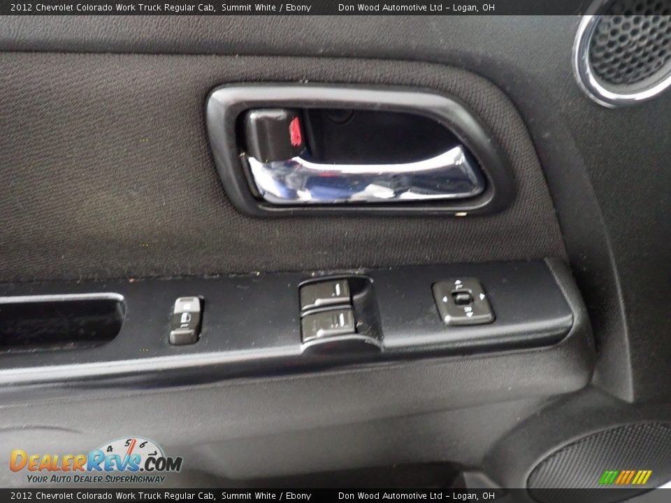 2012 Chevrolet Colorado Work Truck Regular Cab Summit White / Ebony Photo #16