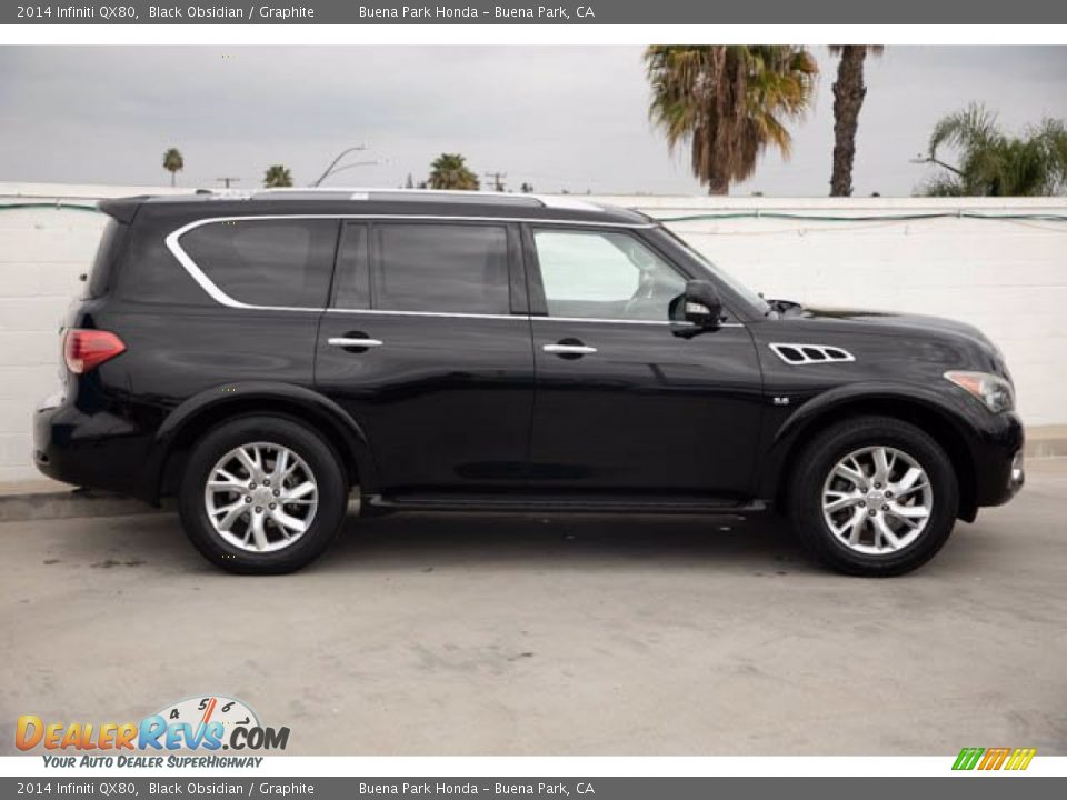 Black Obsidian 2014 Infiniti QX80  Photo #12