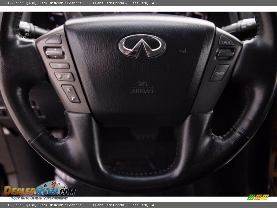 2014 Infiniti QX80  Steering Wheel Photo #13