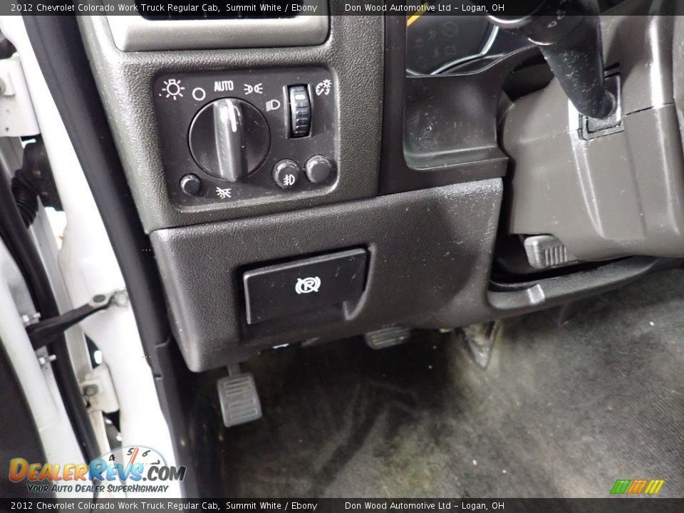 2012 Chevrolet Colorado Work Truck Regular Cab Summit White / Ebony Photo #17
