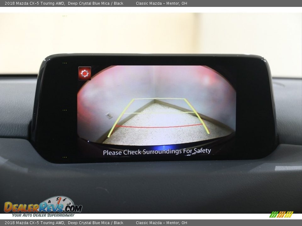 2018 Mazda CX-5 Touring AWD Deep Crystal Blue Mica / Black Photo #13