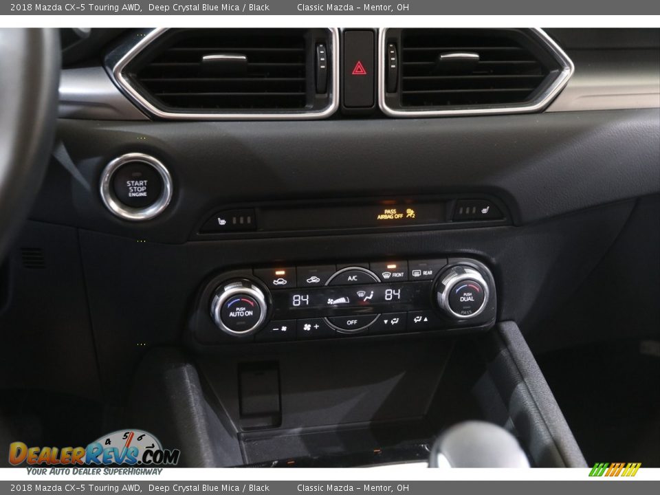 2018 Mazda CX-5 Touring AWD Deep Crystal Blue Mica / Black Photo #14