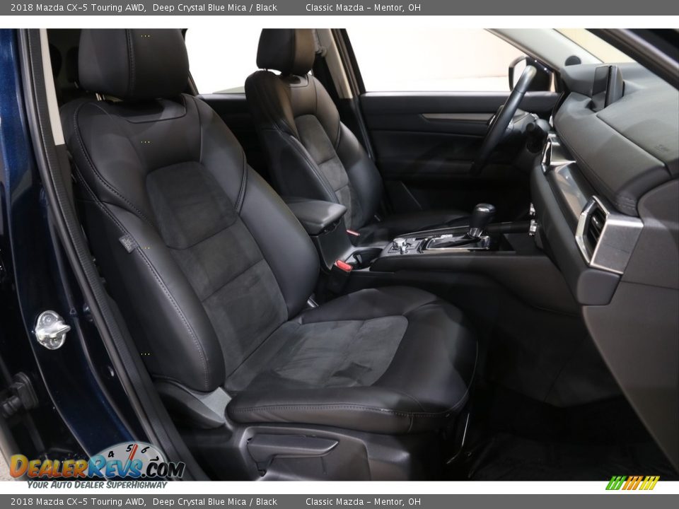 2018 Mazda CX-5 Touring AWD Deep Crystal Blue Mica / Black Photo #16