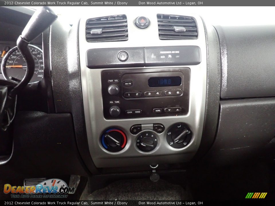 2012 Chevrolet Colorado Work Truck Regular Cab Summit White / Ebony Photo #20