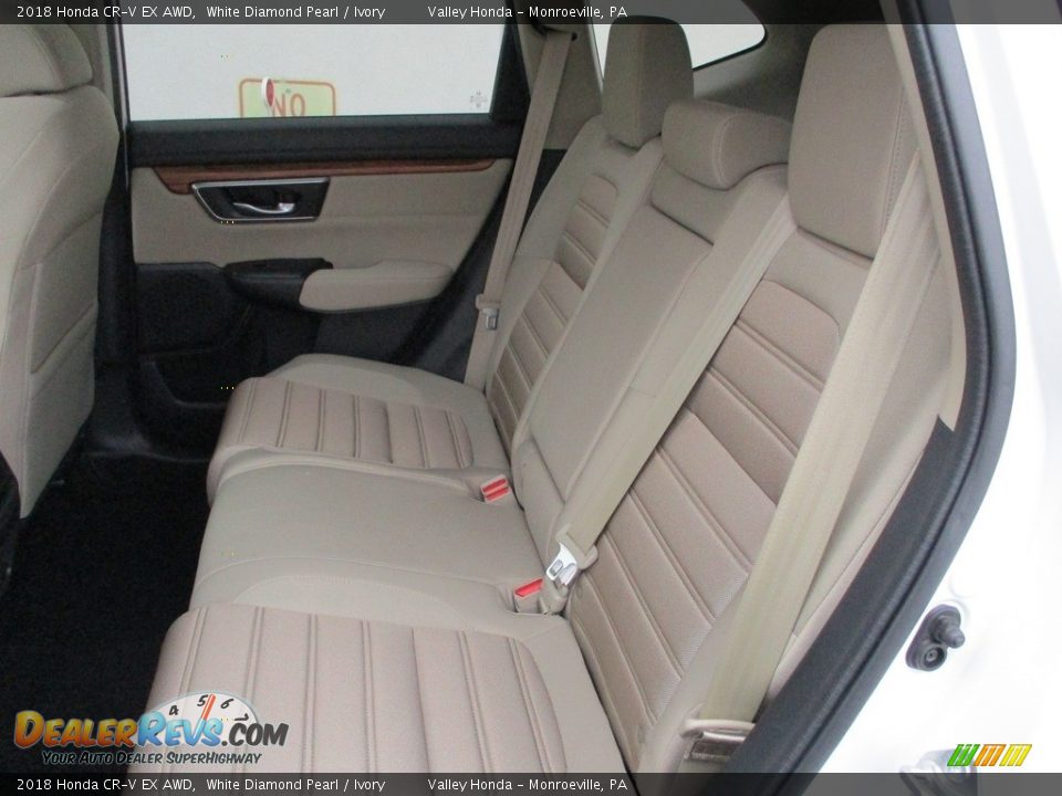 2018 Honda CR-V EX AWD White Diamond Pearl / Ivory Photo #13