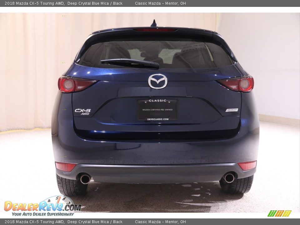 2018 Mazda CX-5 Touring AWD Deep Crystal Blue Mica / Black Photo #19