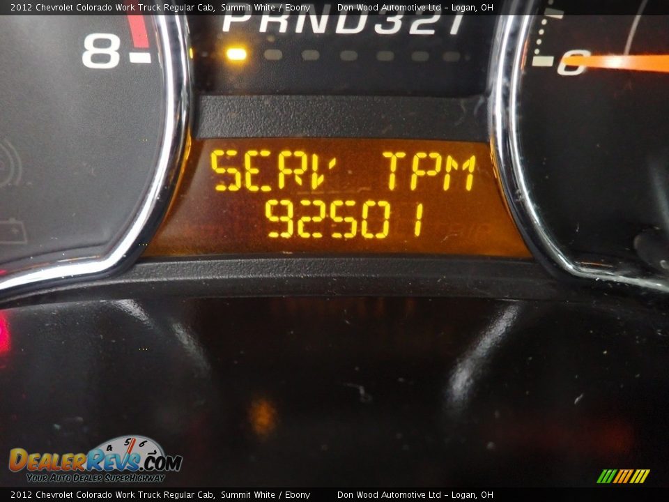 2012 Chevrolet Colorado Work Truck Regular Cab Summit White / Ebony Photo #23