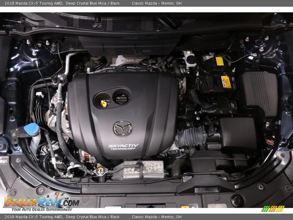2018 Mazda CX-5 Touring AWD Deep Crystal Blue Mica / Black Photo #20