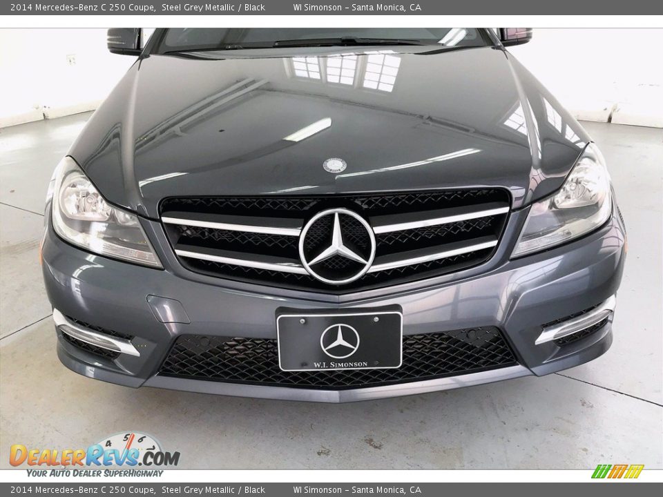 2014 Mercedes-Benz C 250 Coupe Steel Grey Metallic / Black Photo #30