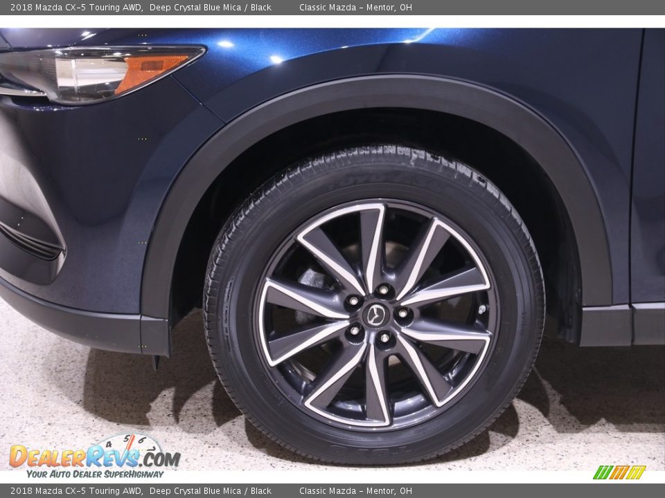 2018 Mazda CX-5 Touring AWD Deep Crystal Blue Mica / Black Photo #21