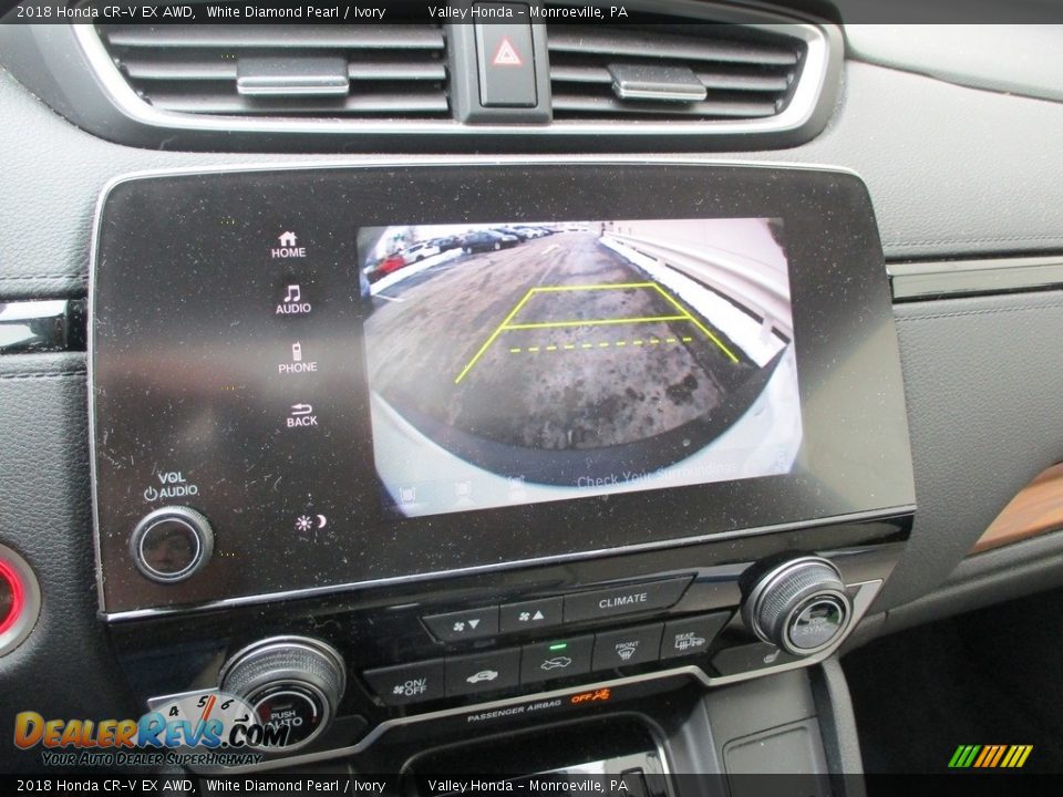 2018 Honda CR-V EX AWD White Diamond Pearl / Ivory Photo #17