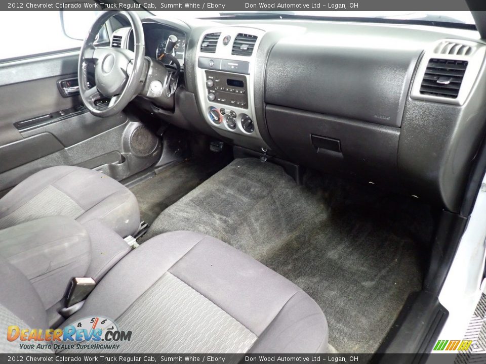 2012 Chevrolet Colorado Work Truck Regular Cab Summit White / Ebony Photo #27