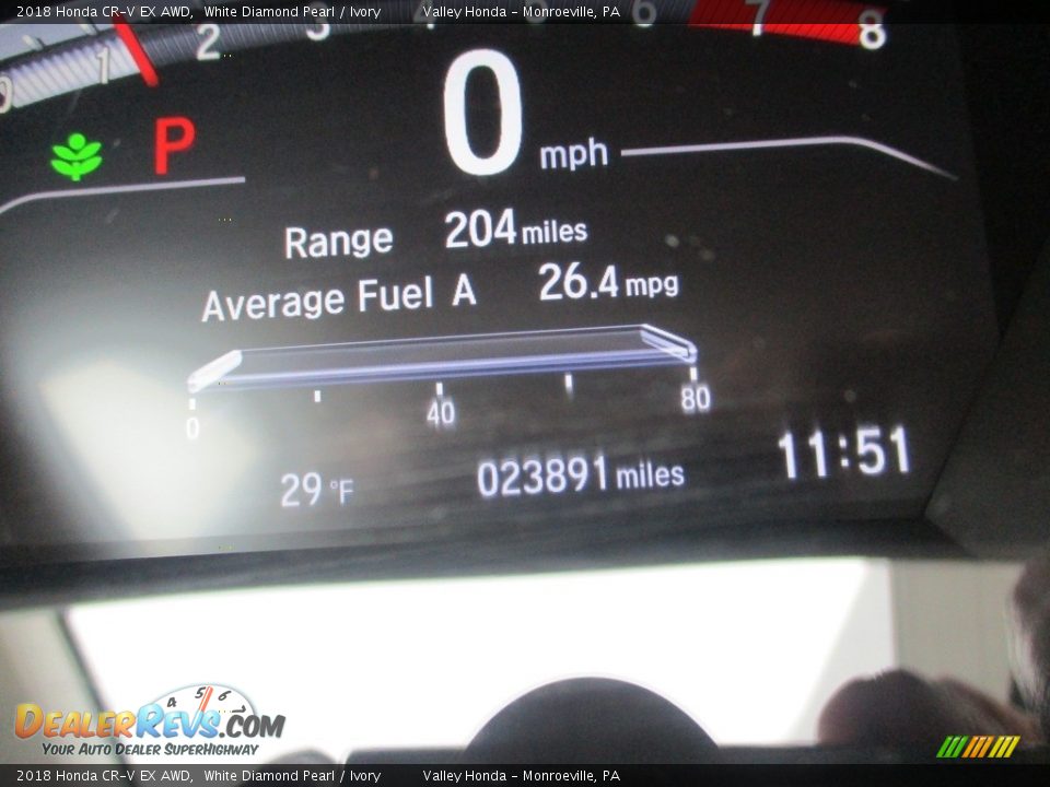 2018 Honda CR-V EX AWD White Diamond Pearl / Ivory Photo #20