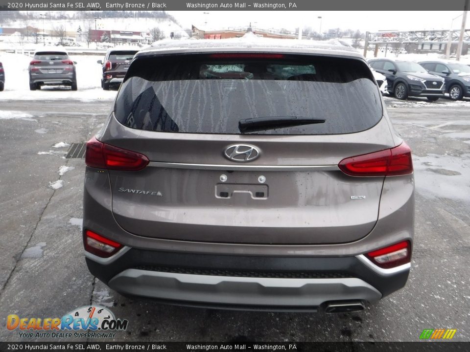 2020 Hyundai Santa Fe SEL AWD Earthy Bronze / Black Photo #8