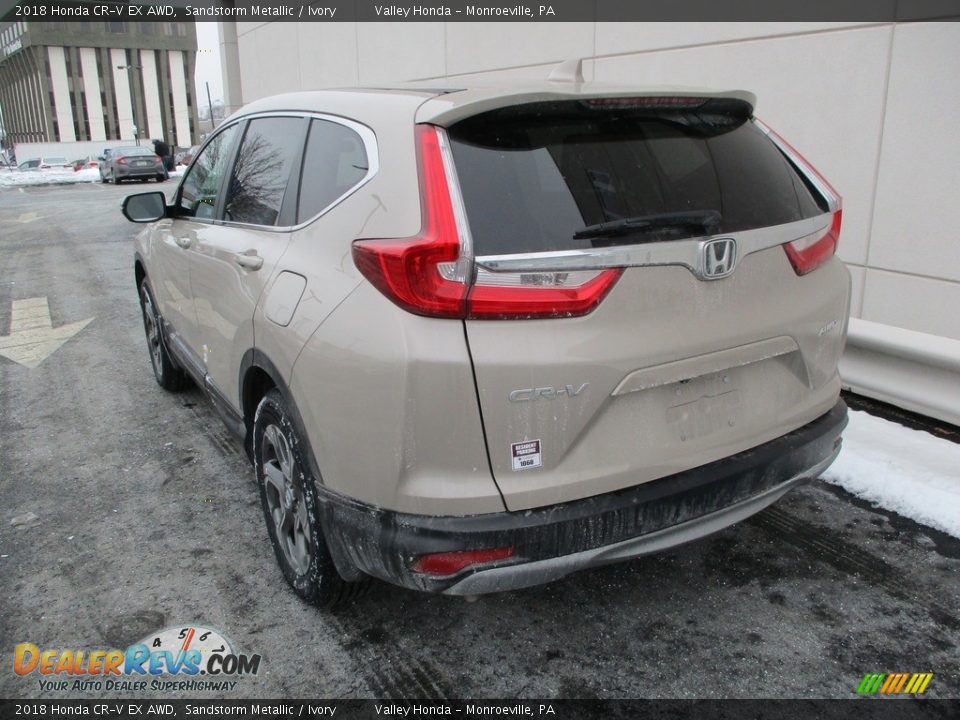2018 Honda CR-V EX AWD Sandstorm Metallic / Ivory Photo #3