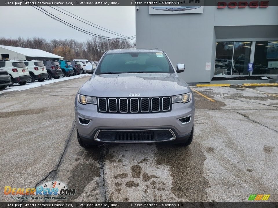2021 Jeep Grand Cherokee Limited 4x4 Billet Silver Metallic / Black Photo #7