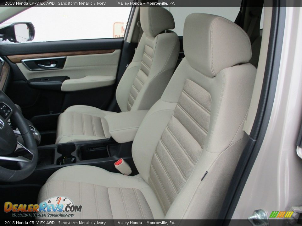 2018 Honda CR-V EX AWD Sandstorm Metallic / Ivory Photo #11