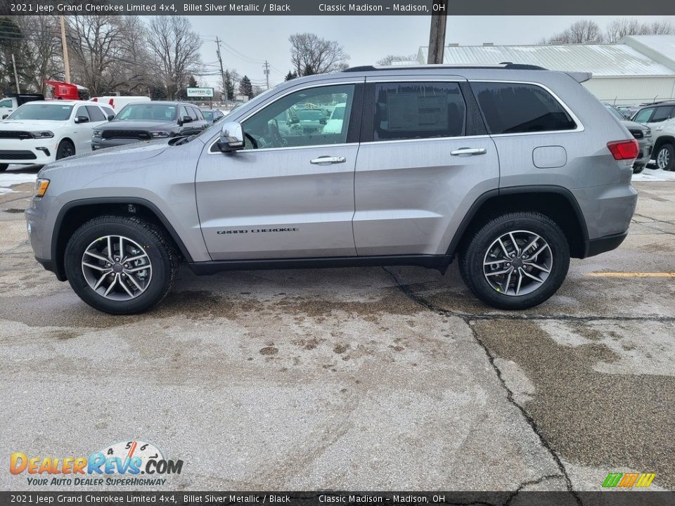 2021 Jeep Grand Cherokee Limited 4x4 Billet Silver Metallic / Black Photo #8