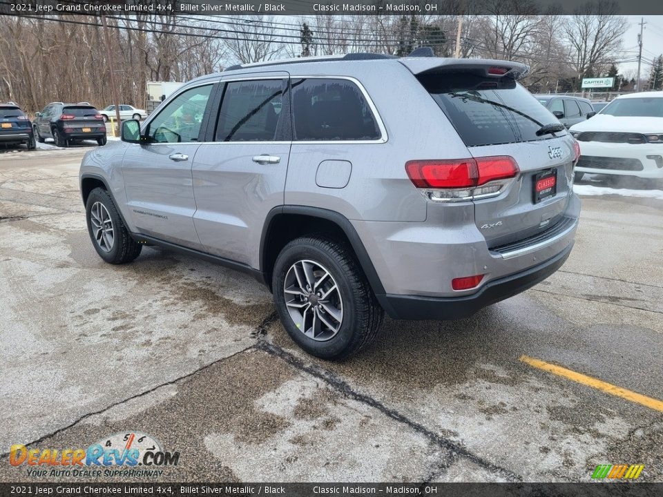 2021 Jeep Grand Cherokee Limited 4x4 Billet Silver Metallic / Black Photo #9