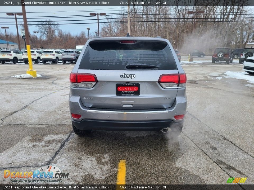 2021 Jeep Grand Cherokee Limited 4x4 Billet Silver Metallic / Black Photo #10