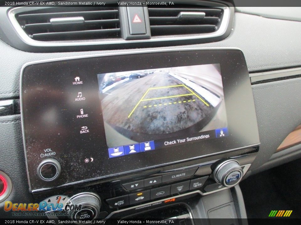 2018 Honda CR-V EX AWD Sandstorm Metallic / Ivory Photo #15