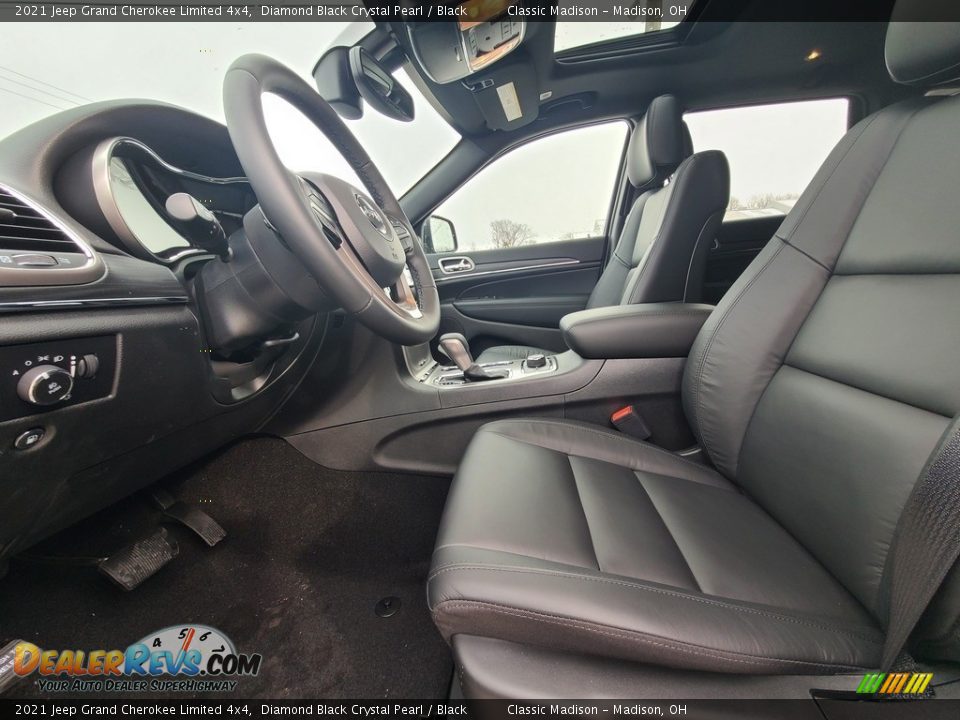 2021 Jeep Grand Cherokee Limited 4x4 Diamond Black Crystal Pearl / Black Photo #2