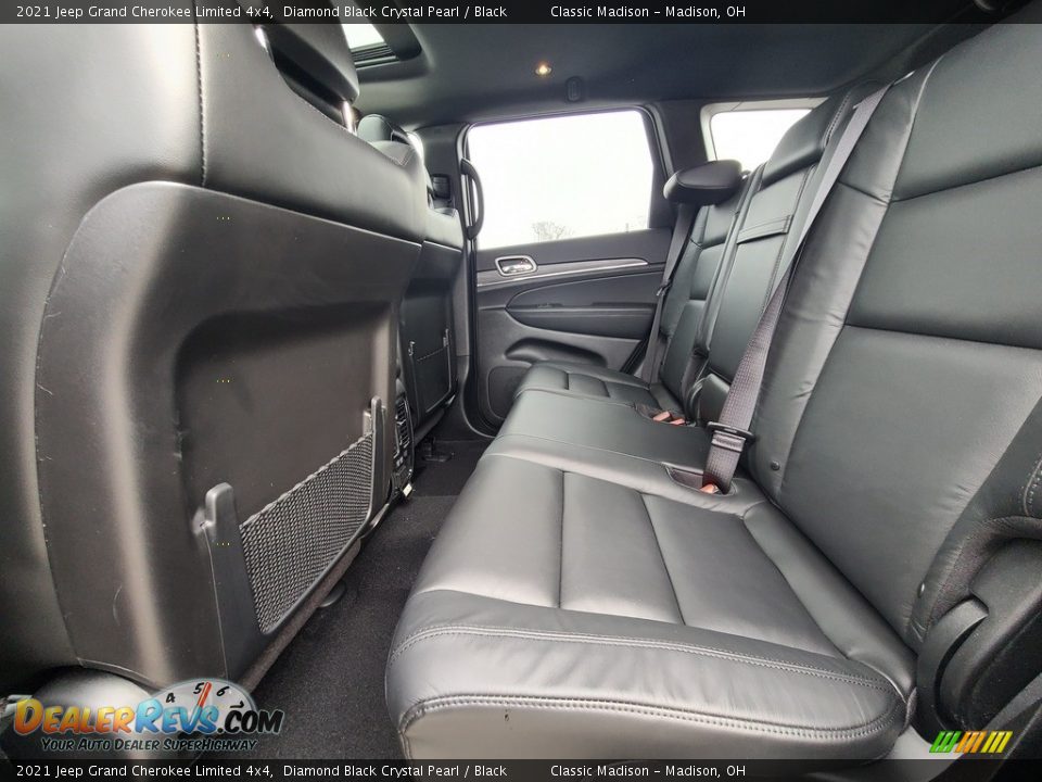 2021 Jeep Grand Cherokee Limited 4x4 Diamond Black Crystal Pearl / Black Photo #3