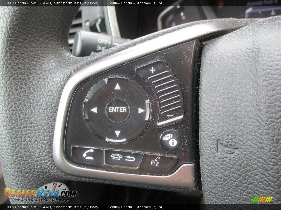 2018 Honda CR-V EX AWD Sandstorm Metallic / Ivory Photo #17