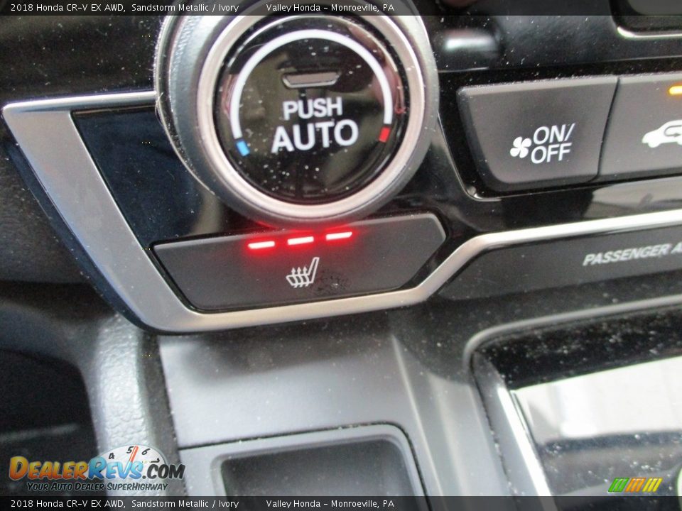 2018 Honda CR-V EX AWD Sandstorm Metallic / Ivory Photo #18