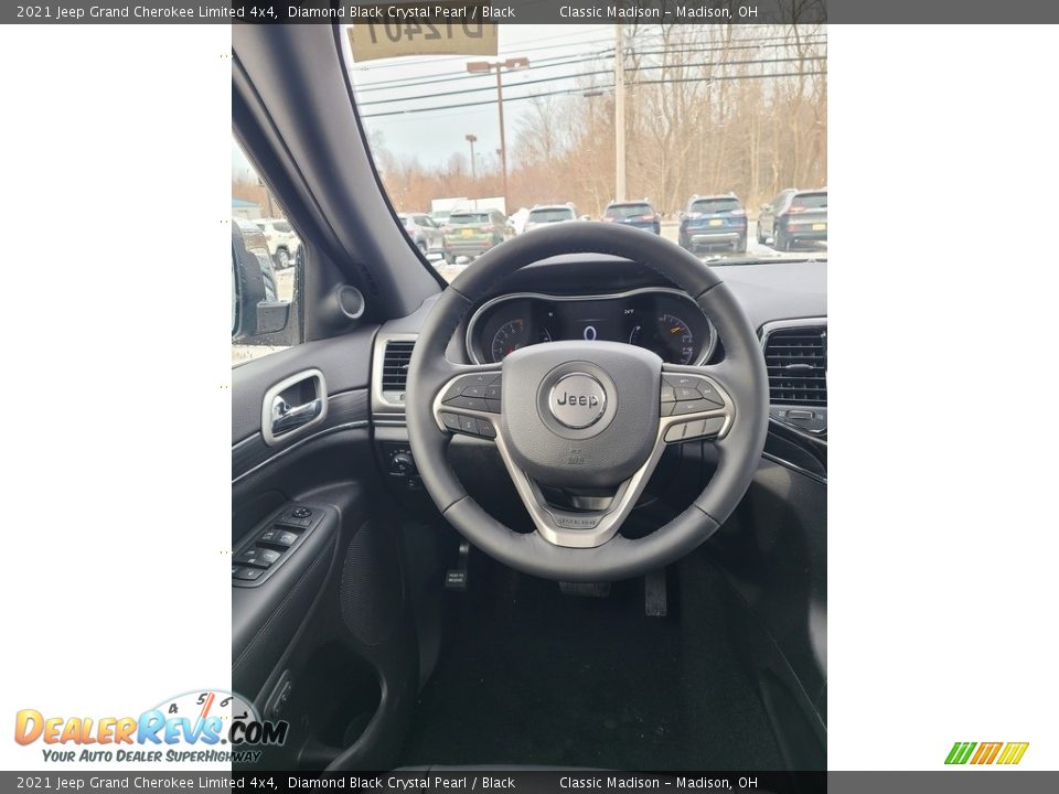 2021 Jeep Grand Cherokee Limited 4x4 Diamond Black Crystal Pearl / Black Photo #5