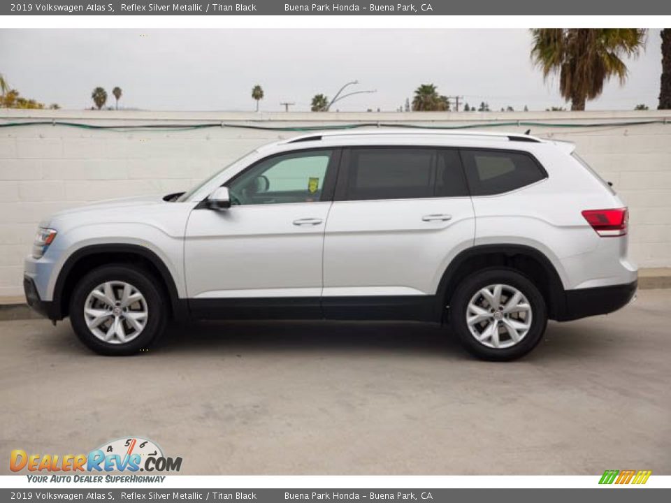 2019 Volkswagen Atlas S Reflex Silver Metallic / Titan Black Photo #10