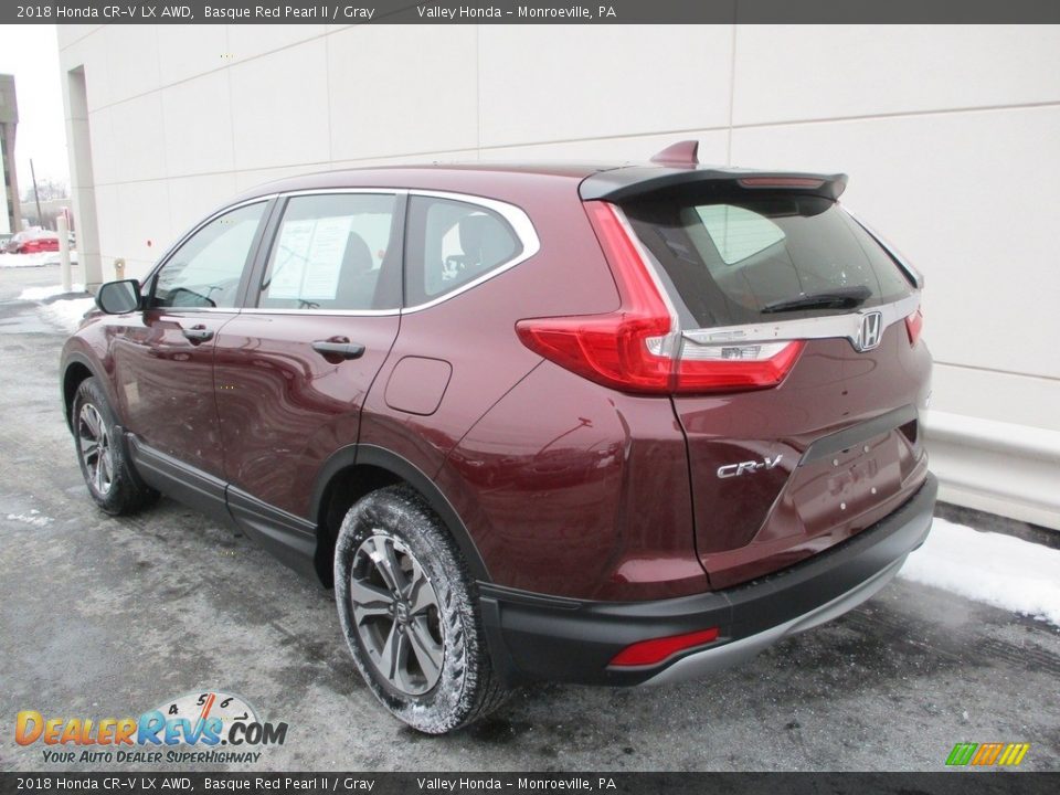 2018 Honda CR-V LX AWD Basque Red Pearl II / Gray Photo #3