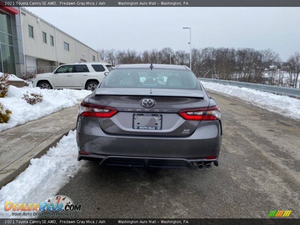 2021 Toyota Camry SE AWD Predawn Gray Mica / Ash Photo #14