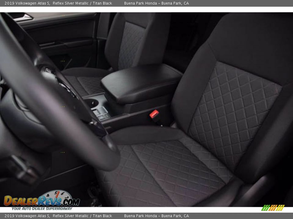 2019 Volkswagen Atlas S Reflex Silver Metallic / Titan Black Photo #18