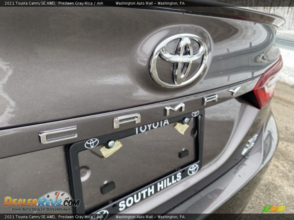 2021 Toyota Camry SE AWD Predawn Gray Mica / Ash Photo #22