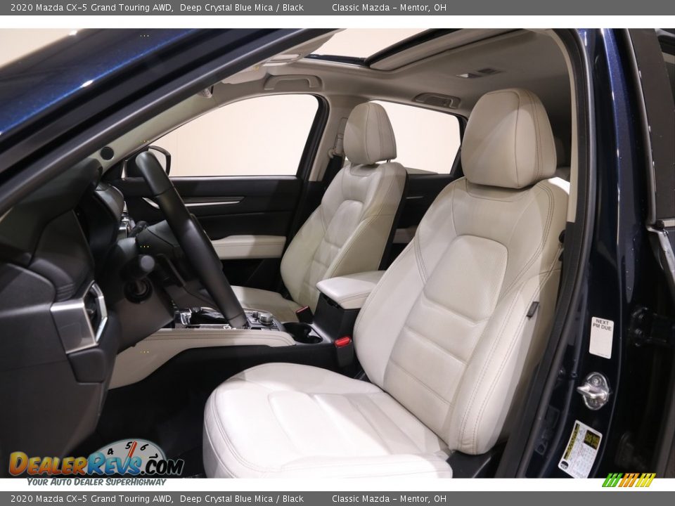 2020 Mazda CX-5 Grand Touring AWD Deep Crystal Blue Mica / Black Photo #5