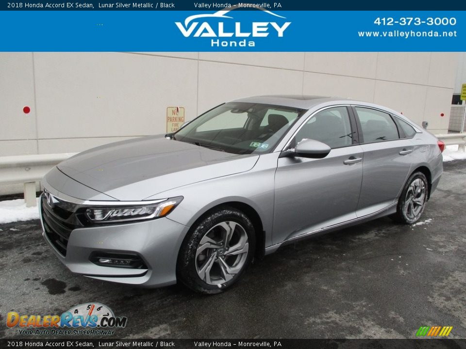 2018 Honda Accord EX Sedan Lunar Silver Metallic / Black Photo #1