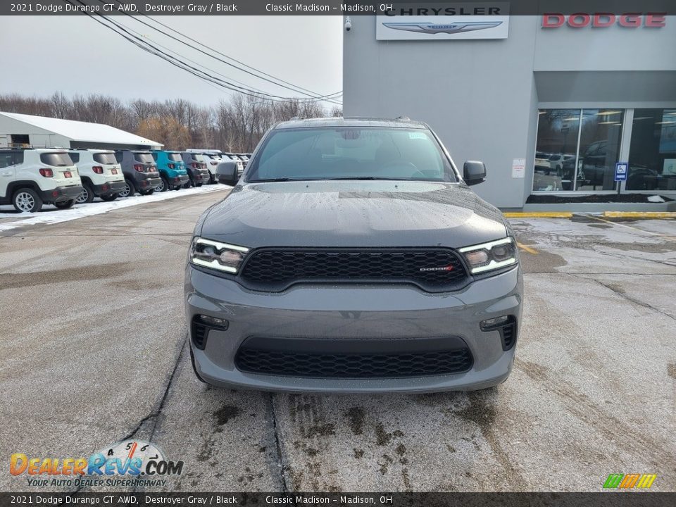 2021 Dodge Durango GT AWD Destroyer Gray / Black Photo #7